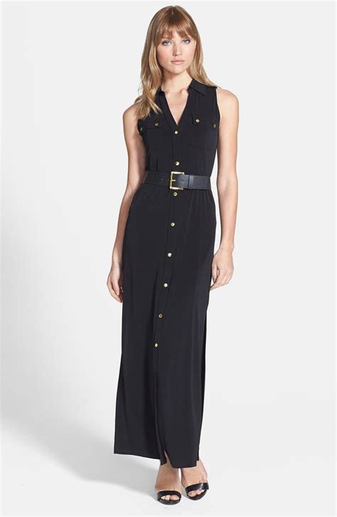 shirt dress michael kors|michael kors sleeveless dresses.